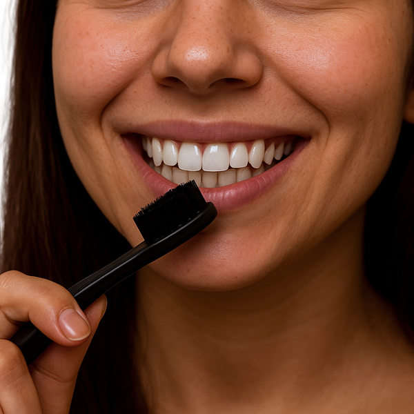 Zähne gründlich putzen und abtrocknen.